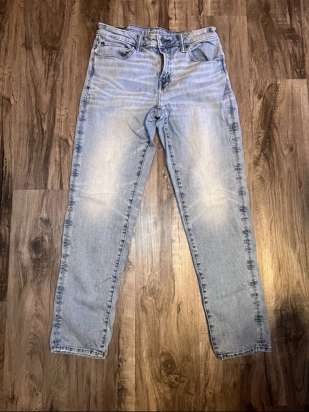 American Eagle Outfitters Light Blue Straight Jeans